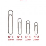 FERMAGLI ZINCATI MARKIN N° 4 - 32 mm