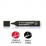 Marcatori Tratto Marker - Nero - punta tonda o a scalpello