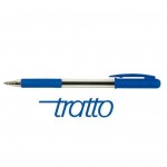 PENNA A SFERA TRATTO 1 GRIP BLU