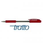 PENNA A SFERA TRATTO 1 GRIP ROSSO