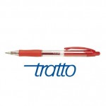 PENNA A SFERA TRATTO EASY GEL ROSSO