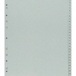 intercalare numerico in polipropilene