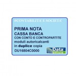 prima nota cassa-banca blocco 50 fogli autoricalcanti