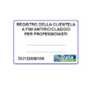 registro antiriciclaggio per professionisti