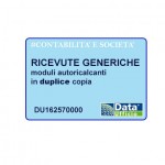 ricevute generiche blocco da 50 fogli autocopiativi