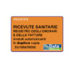 ricevute sanitarie - blocco 50x2 fogli