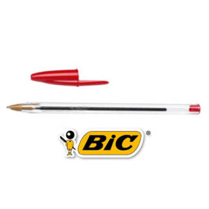 PENNA A SFERA CRISTAL BIC ROSSA